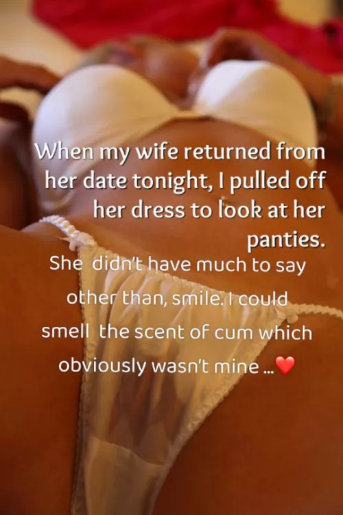 She came home with a big smile