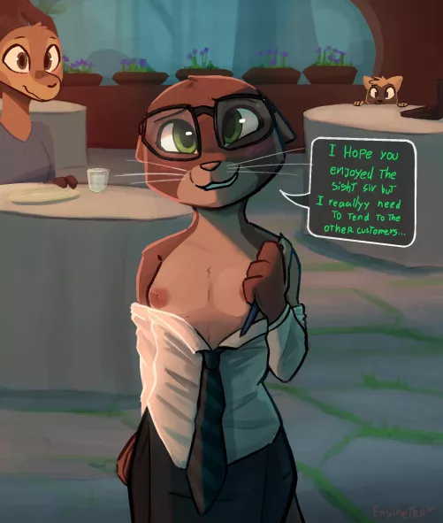 she got a huge tip for this [F] (Enginetrap)