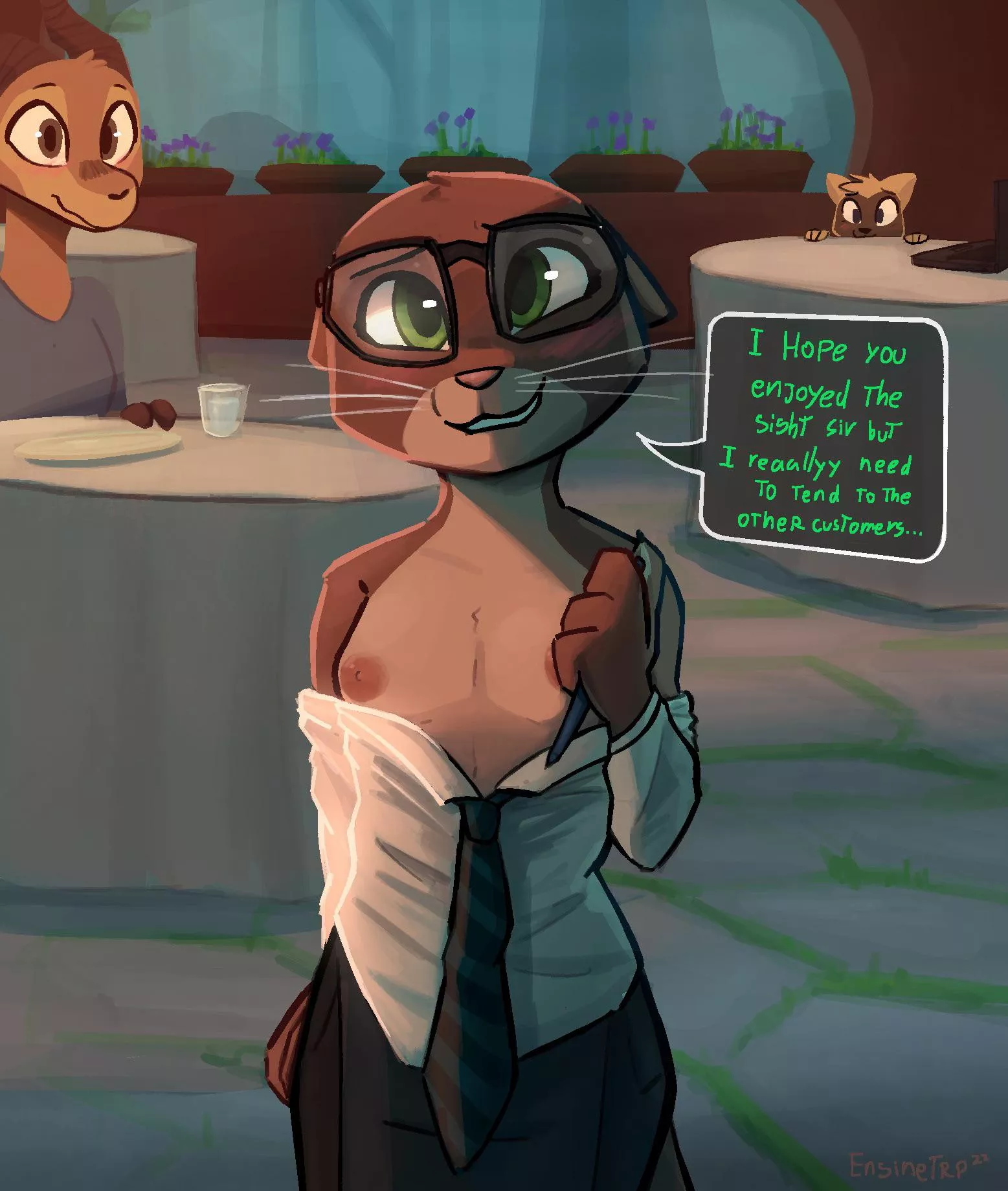 she got a huge tip for this [F] (Enginetrap)