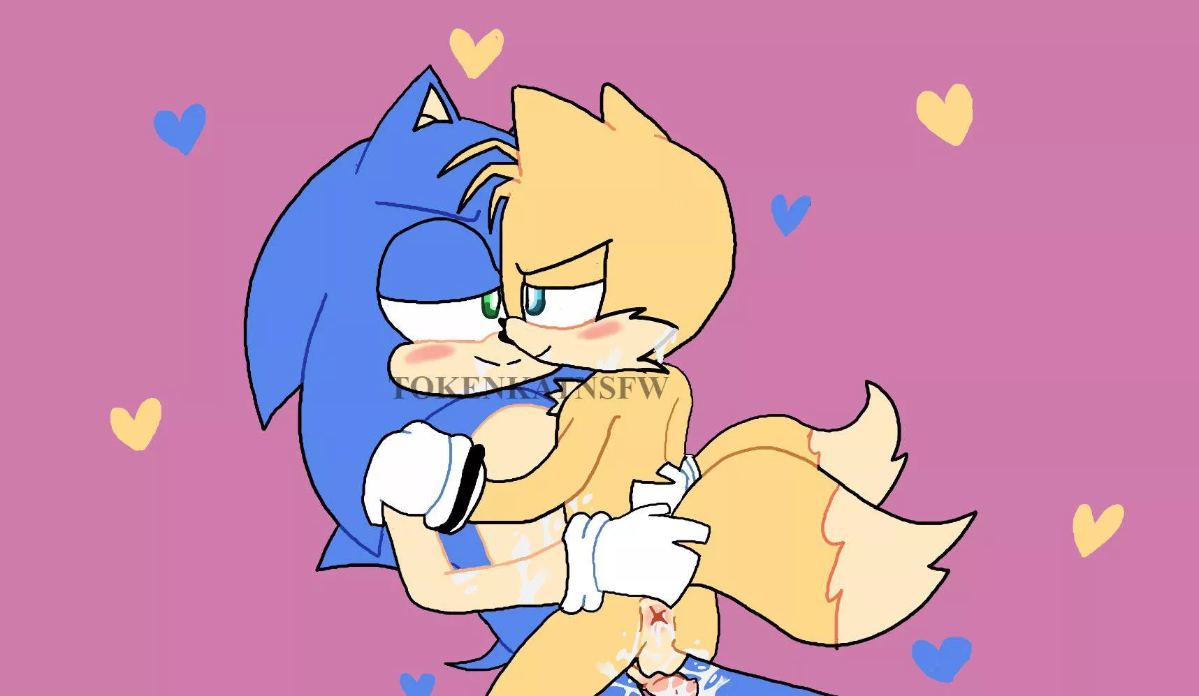 Sontails my beloved 💙💛 (art by me)