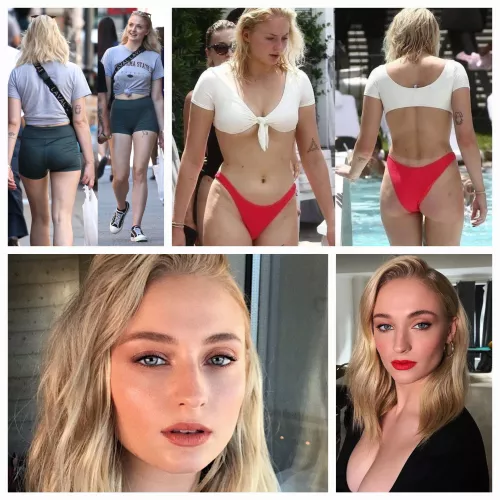 Sophie Turners tight body and pretty face have me feeling so bi