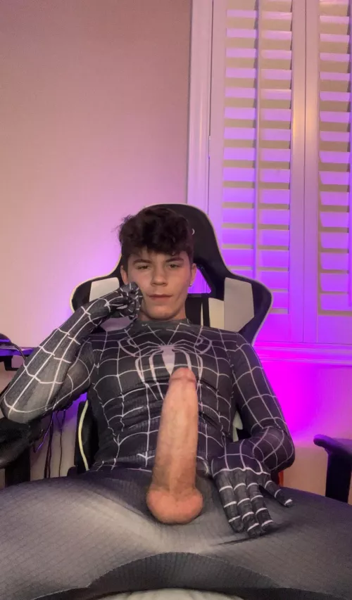 Spray you with my web shooters