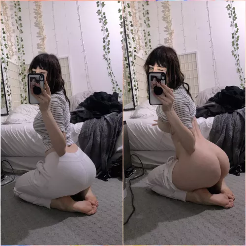 the second im back home the pants come off. 😹