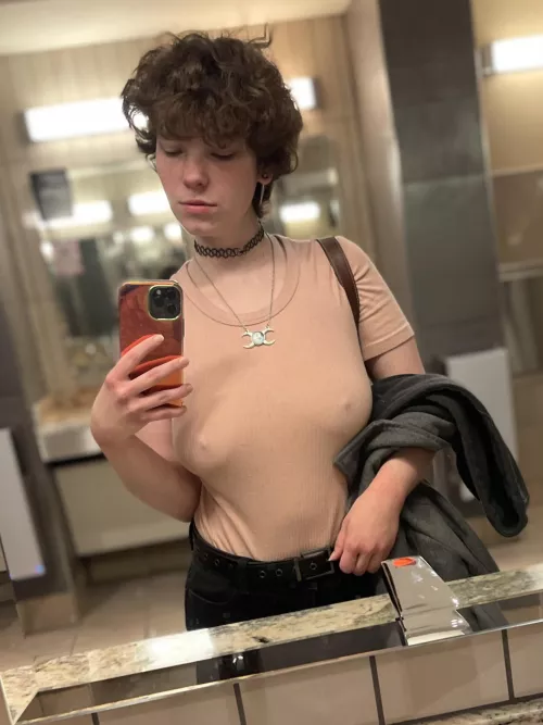 Think anyone at the mall noticed?