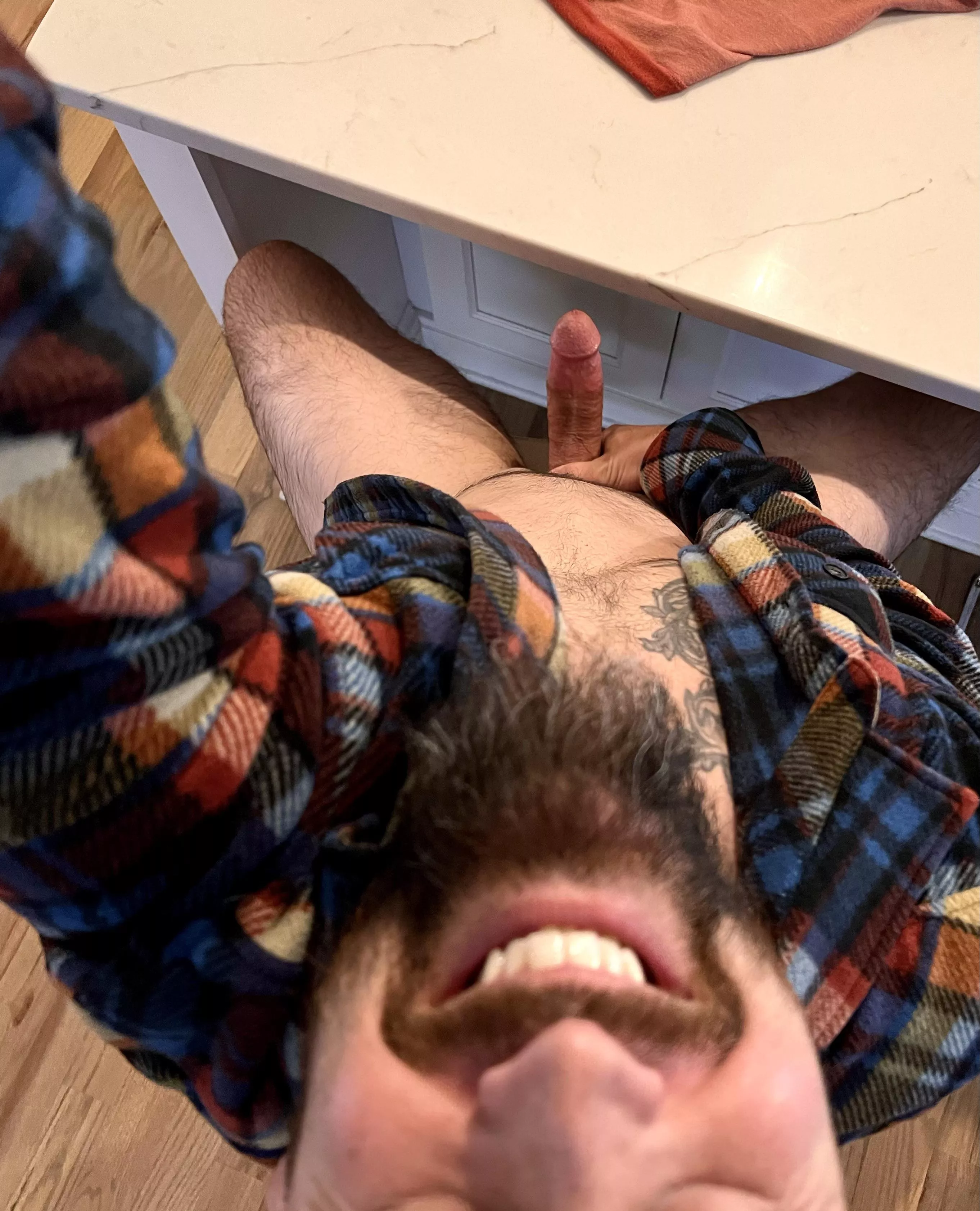 Think I’ll work at the kitchen counter today [38]