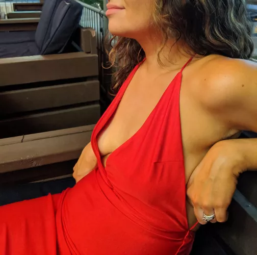 This dress is a little dangerous