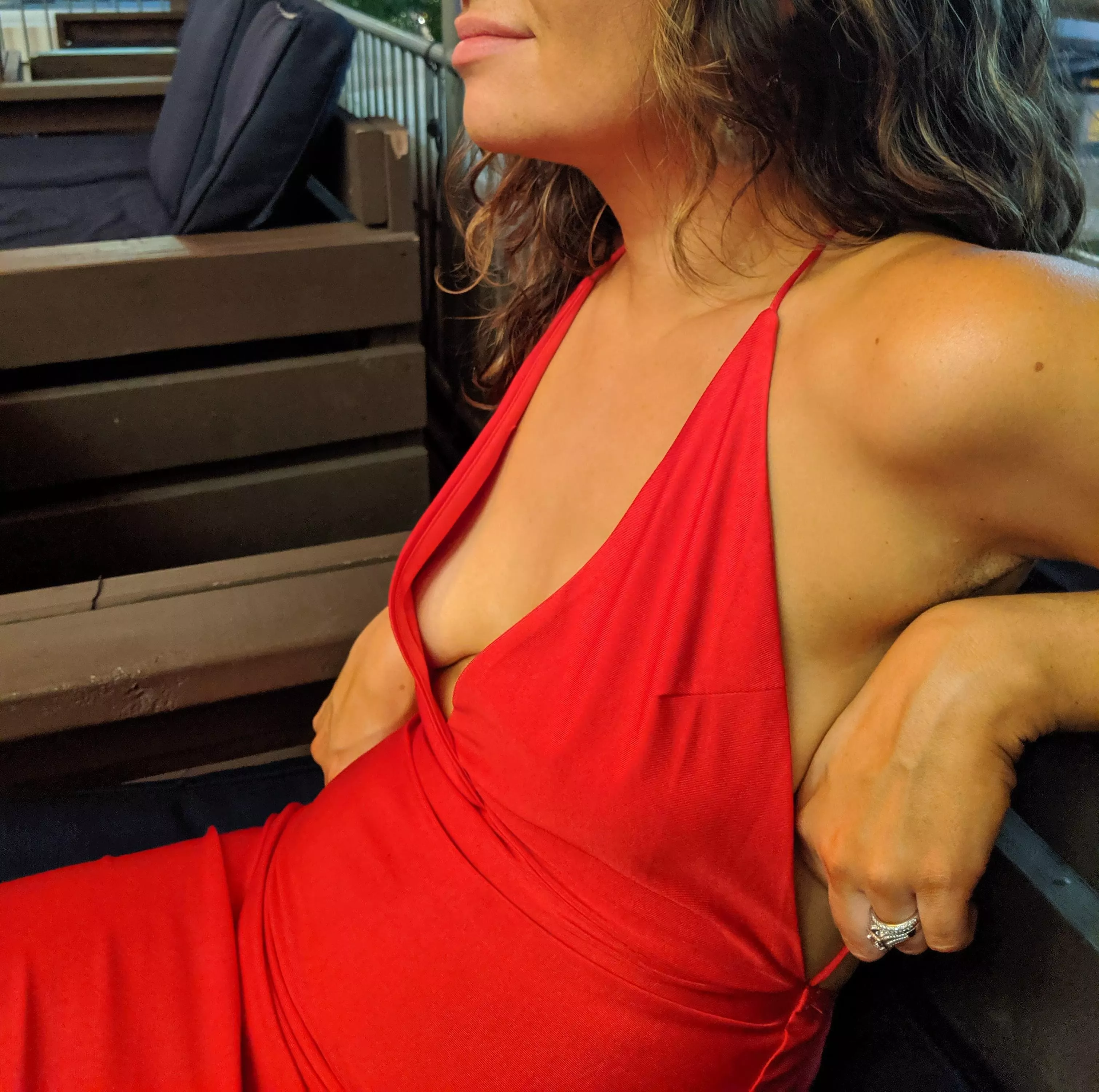 This dress is a little dangerous