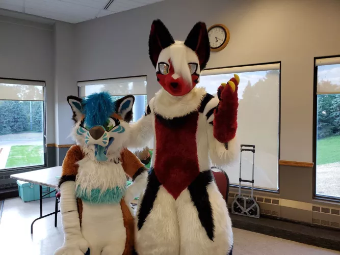 wassup? (me on right, Marci on left)