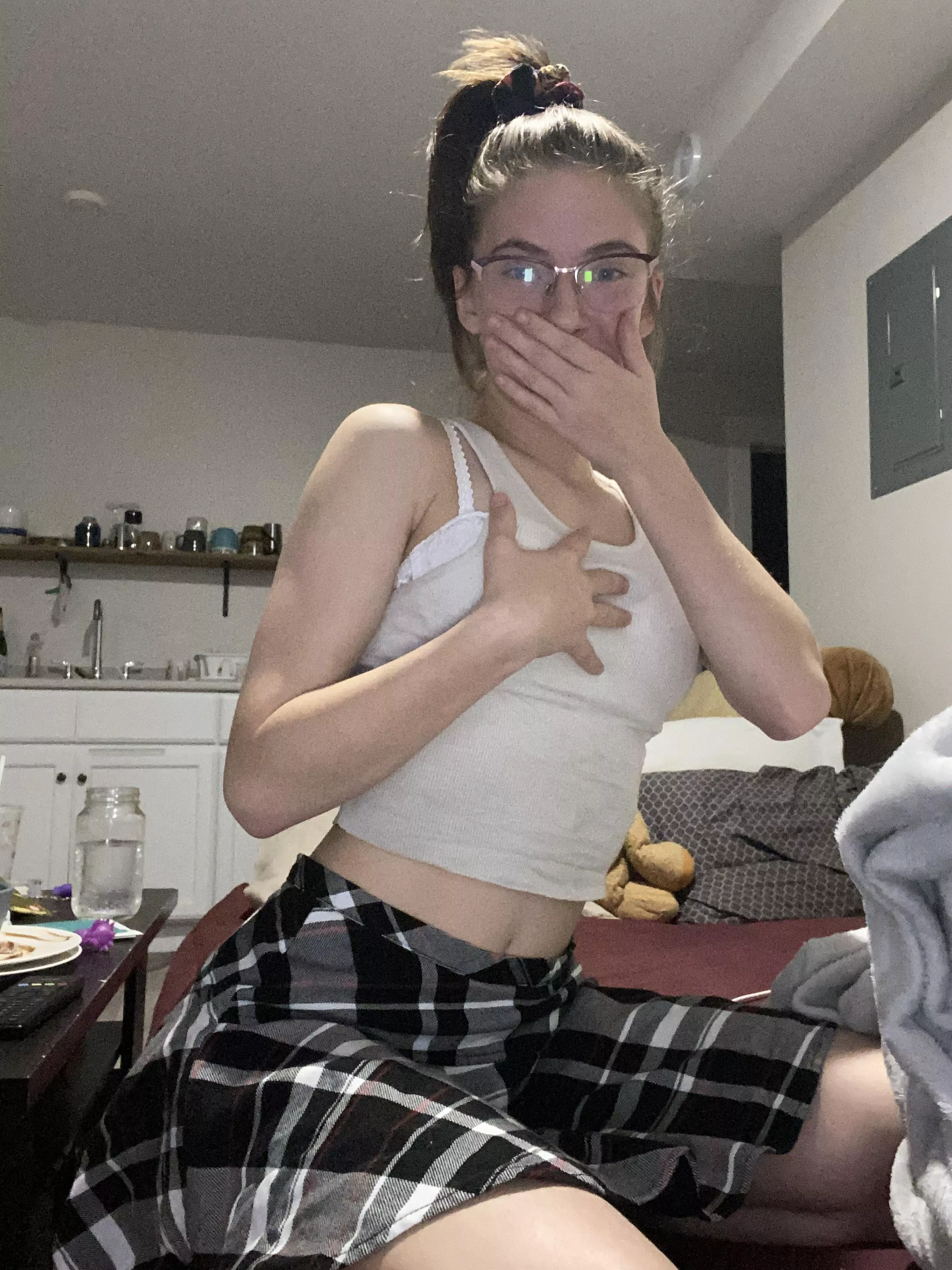 You like my uniform?🥺