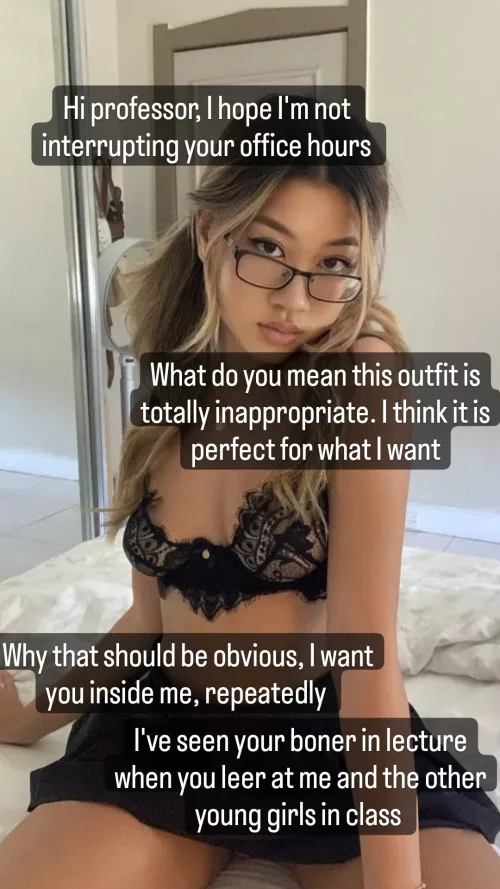 you're gf goes to office hours (1/2)