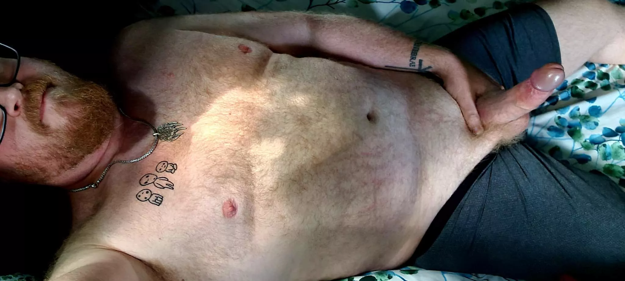 (35) Dad in his happy place after a long day