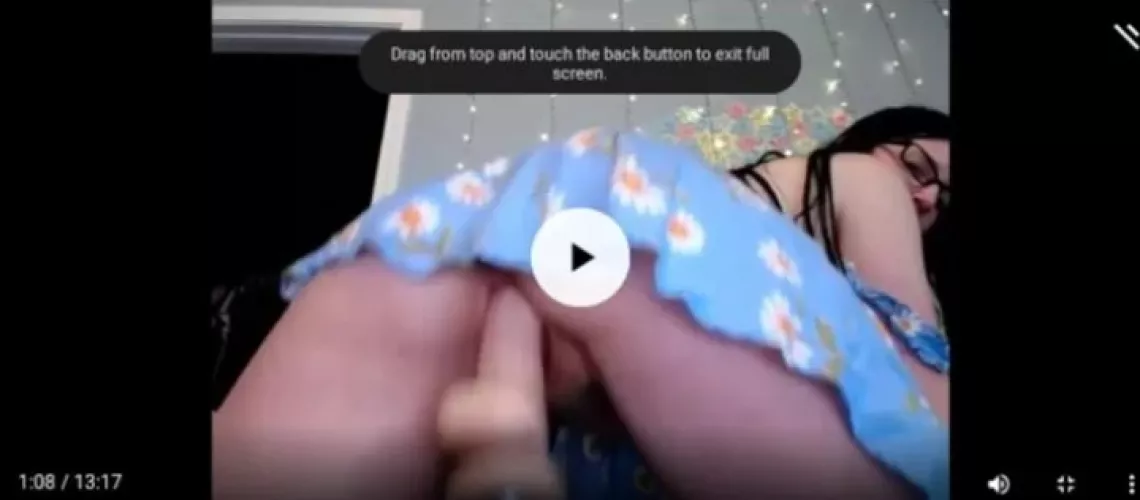 are there any other cam girls like her who ride dildos or machine like this in skirts