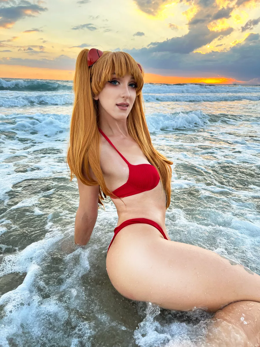 Asuka in red bikini cosplay by me (sevir_cosplay)