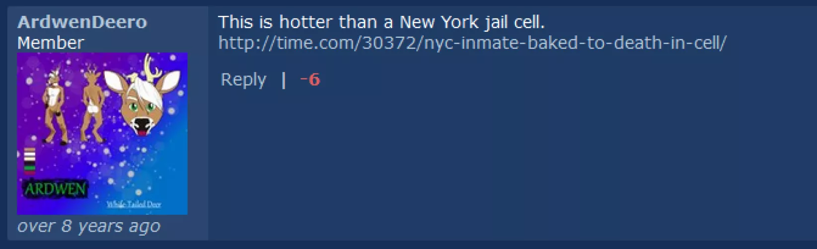 being cooked alive doesnt sound like a good thing (link is broken)