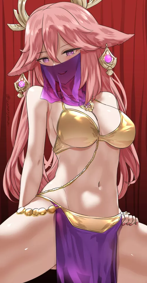 Belly dancer Yae Miko