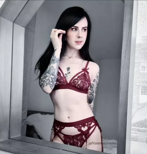 Blood red lingerie ❤🖤