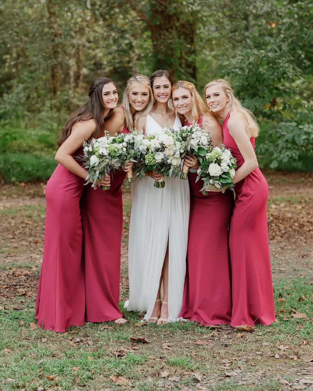 Bride and Bridesmaids