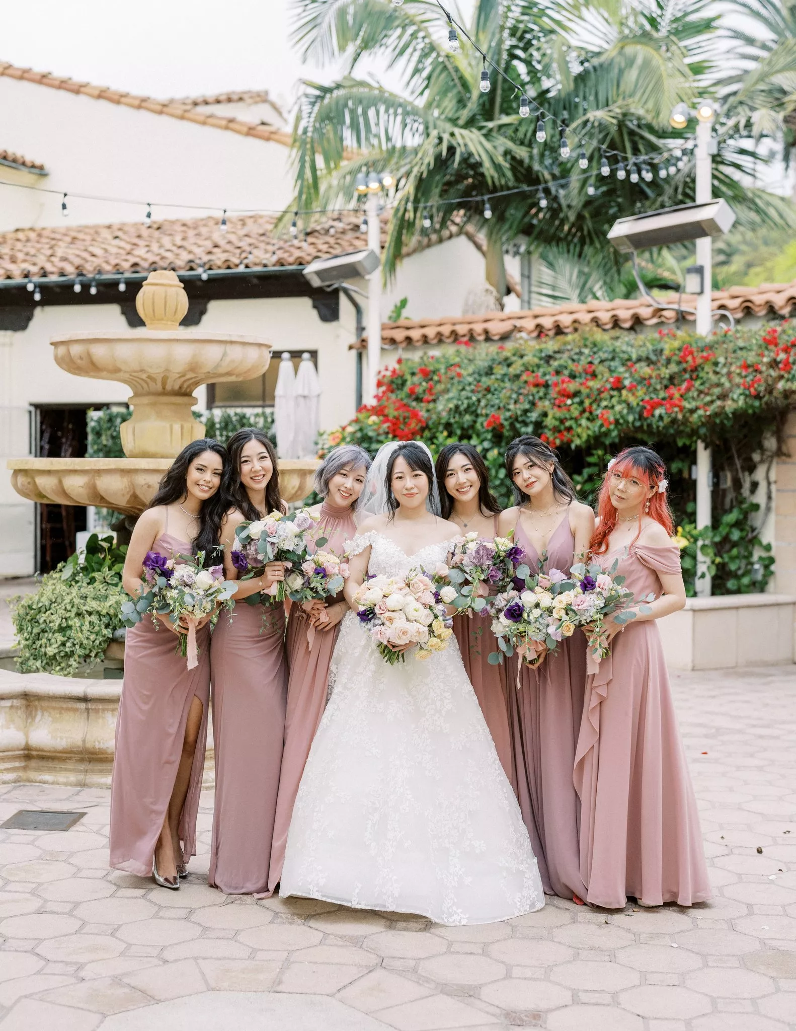 Bride and Bridesmaids