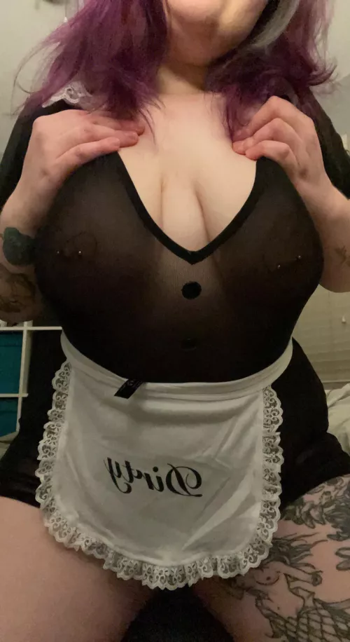 Can i clean your mess please?🖤