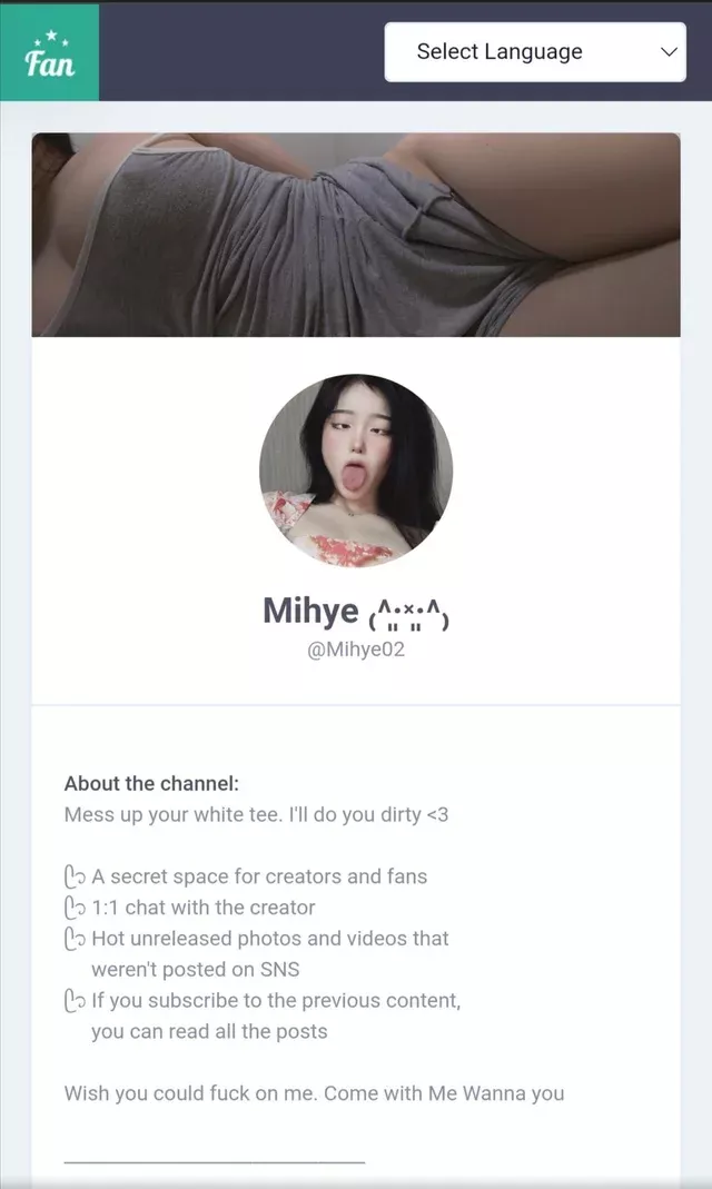 Does anyone have Mihye leaks to share? Thanks.