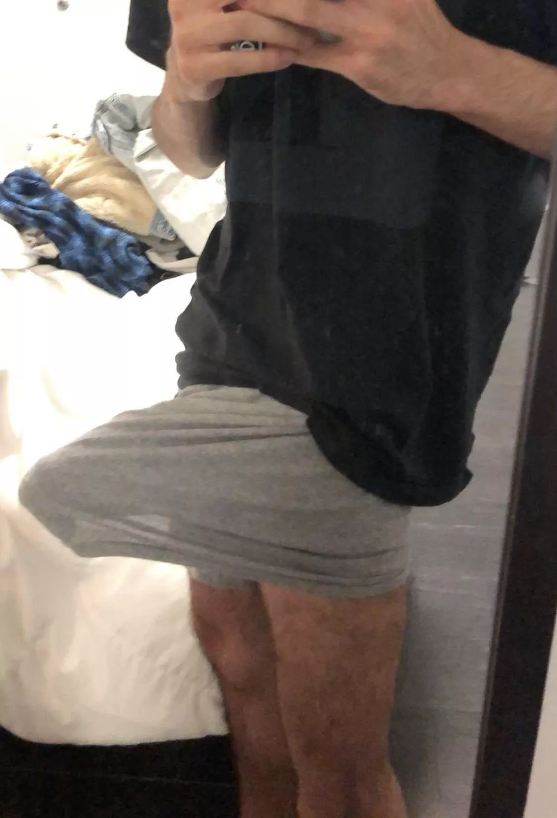 Embarrassing morning wood 😅