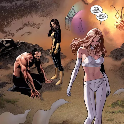 Emma dumps Shaw [Uncanny X-Men: Quarantine Part 5]