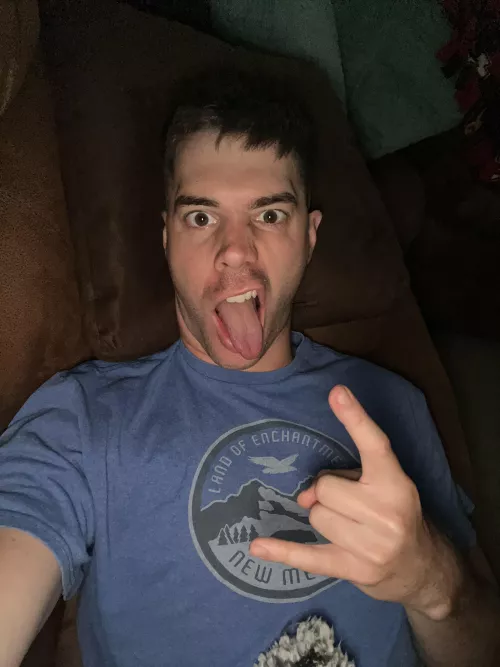 Feeling a little goofy.