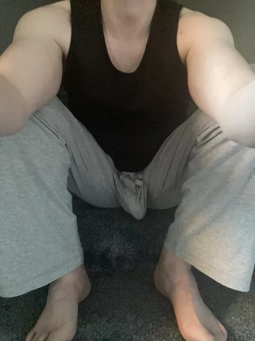 having a moment on the stairs