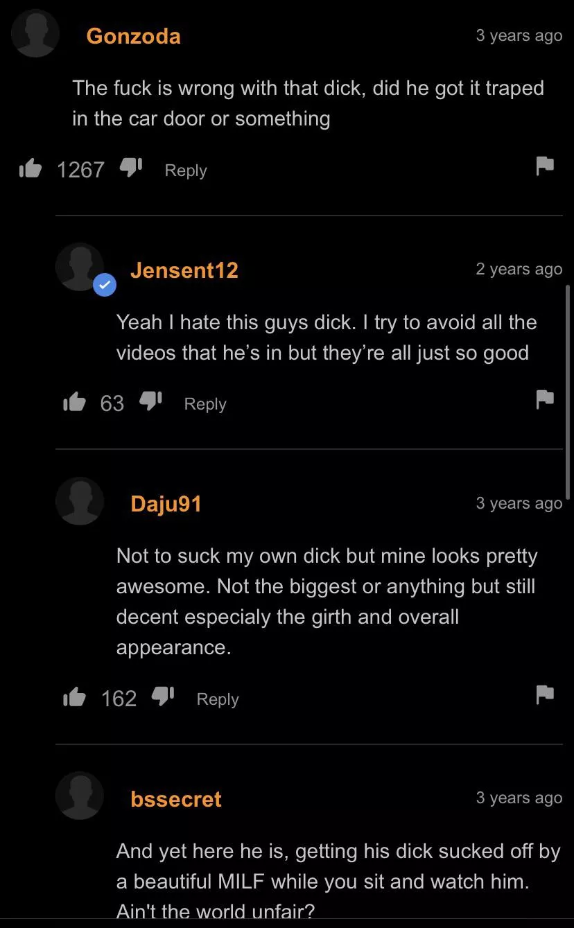 his dick was mad ugly 🤷‍♂️