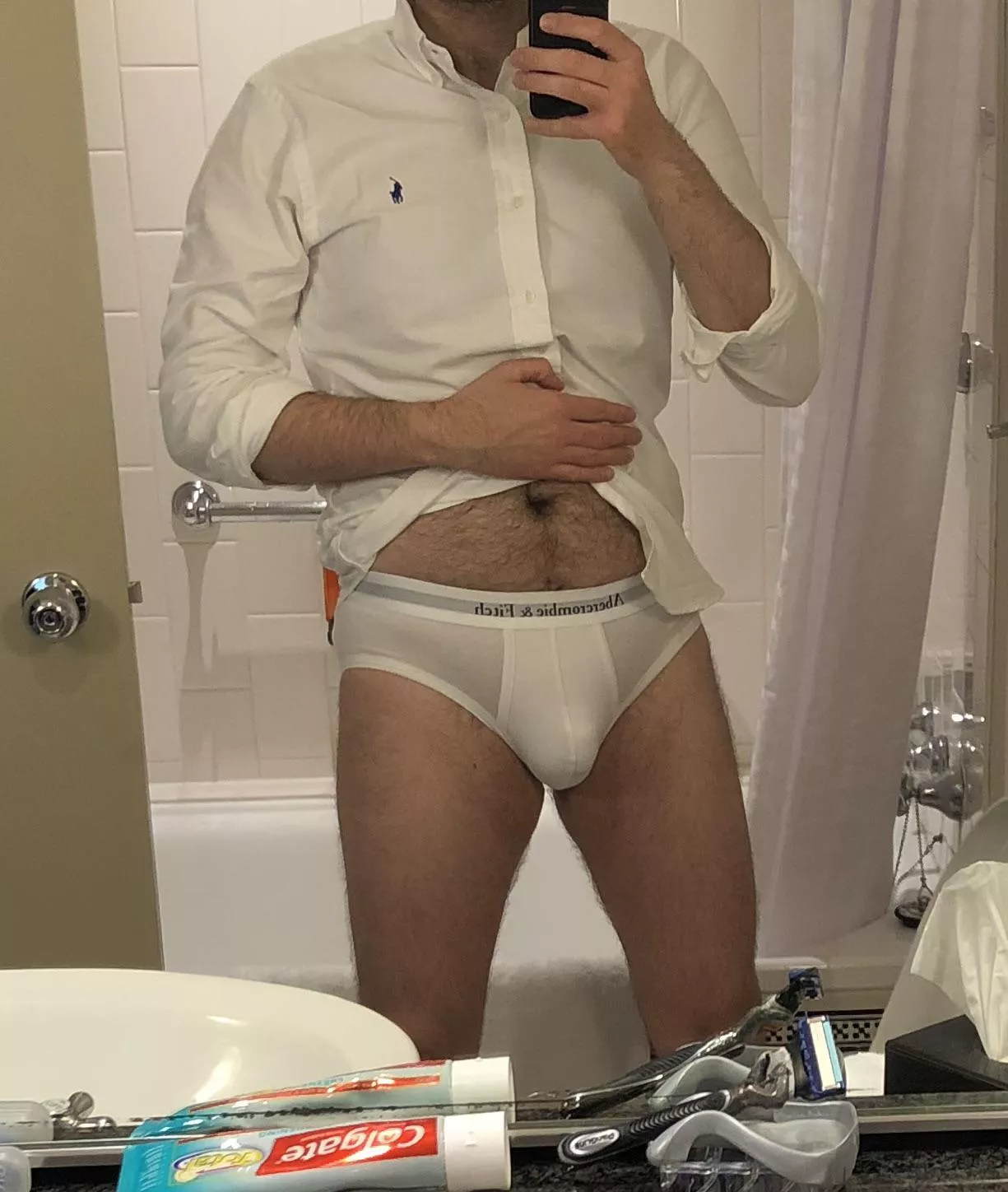 Hotel stay day 2. Today I’ve chosen more sensible underwear (42)