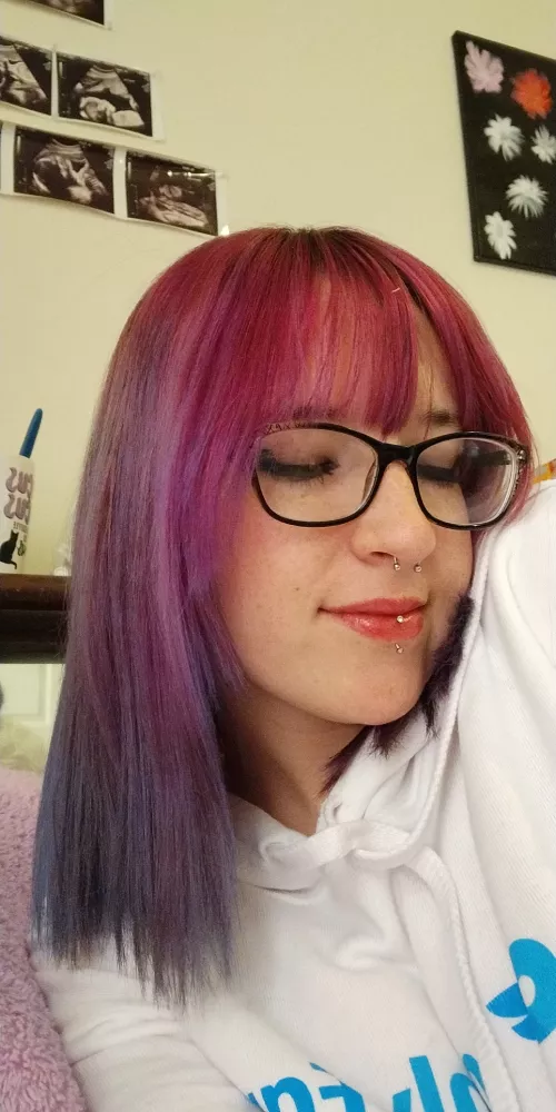 I did ombre hair on accident haha