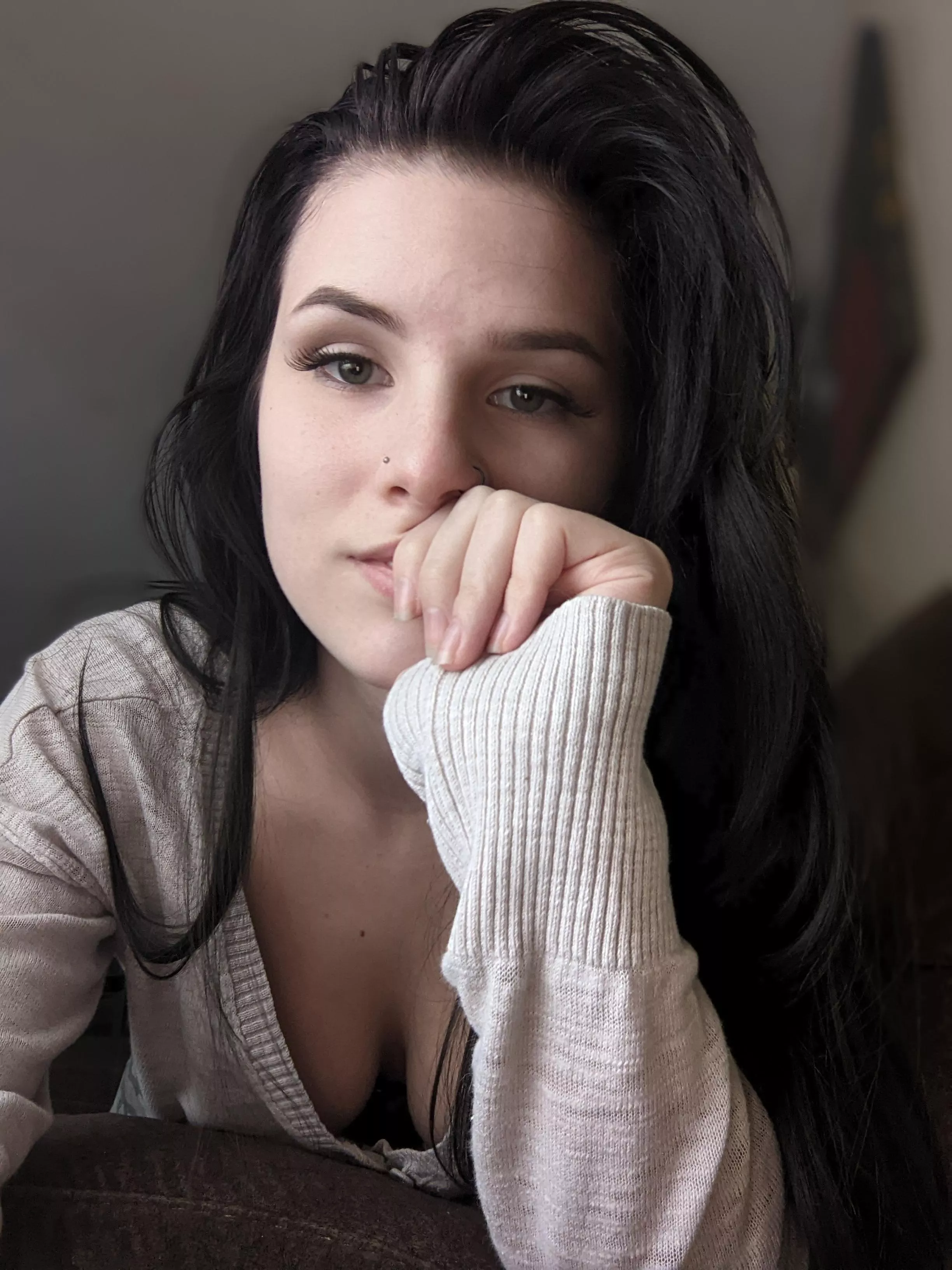 I just caught you peeking what do you do?