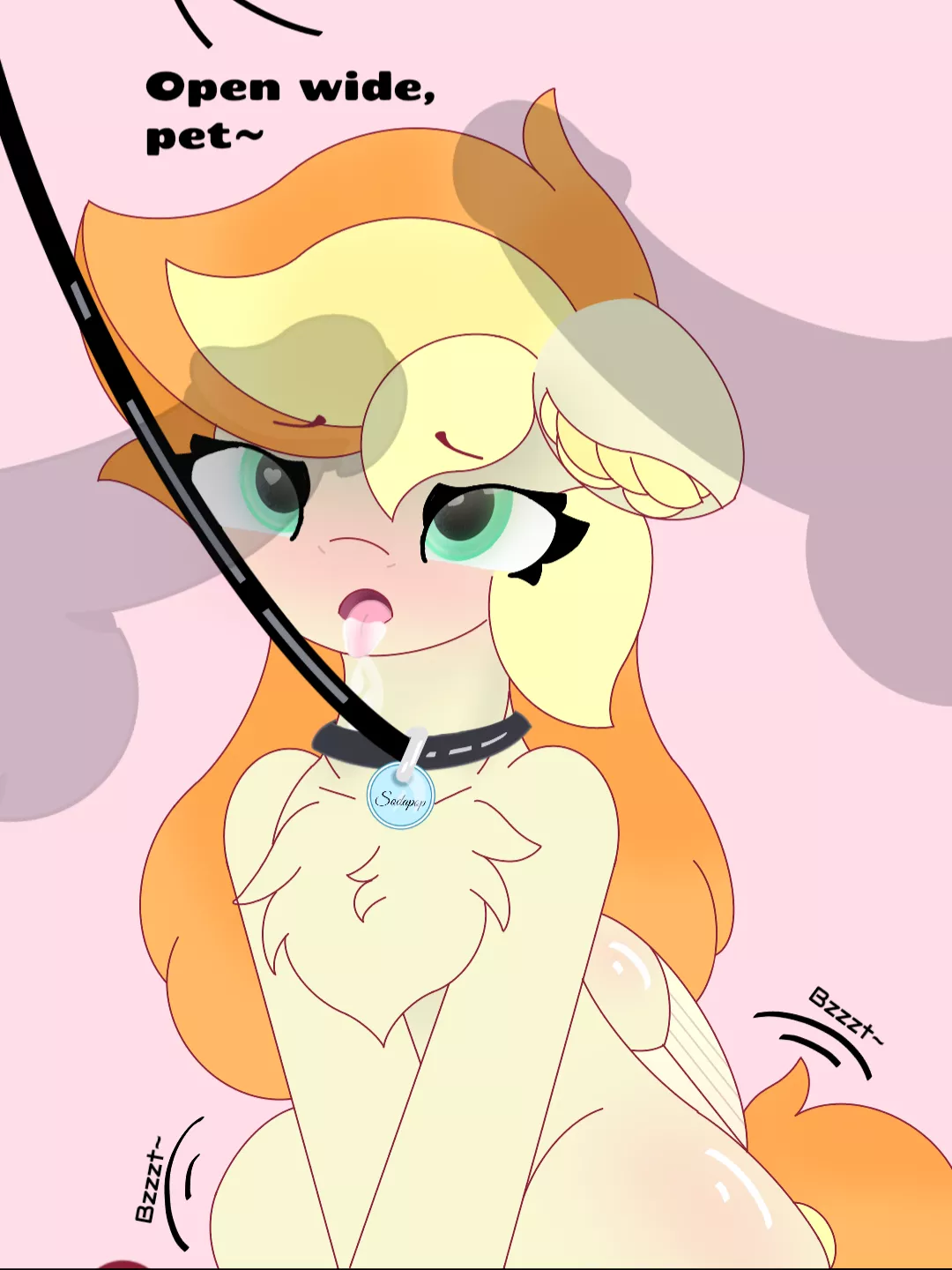 I'm not sure if my mouth can even fit it... (art be me, also are you guys still doing that NNN?)