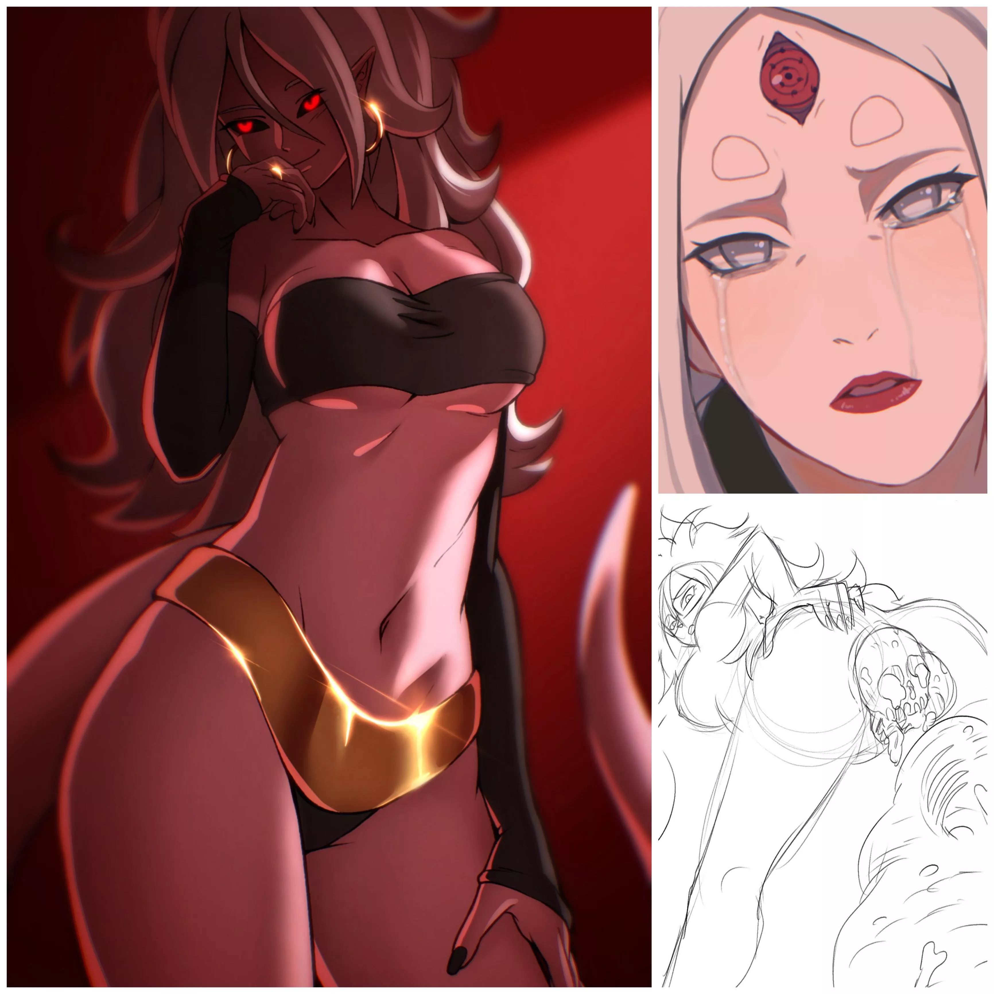 {Image} Android 21 vs Kaguya Otsutsuki, aftermath