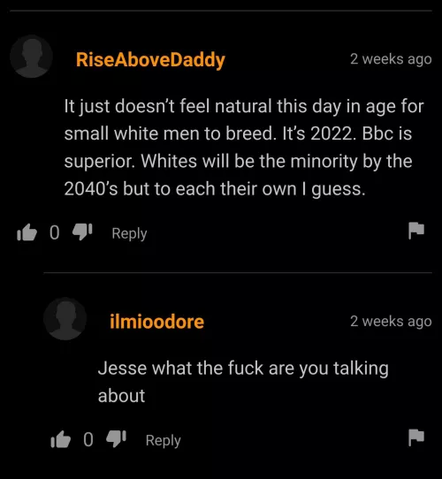 Jesse is being mental