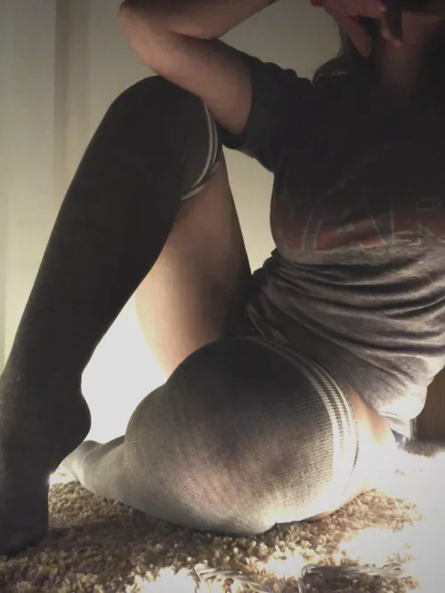 Knee socks and soft lighting…mood.