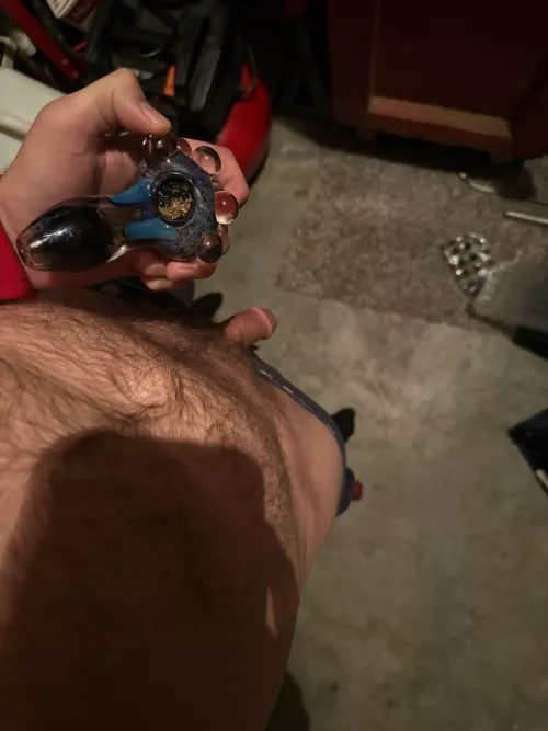 [m] slipped out for a toke 😜