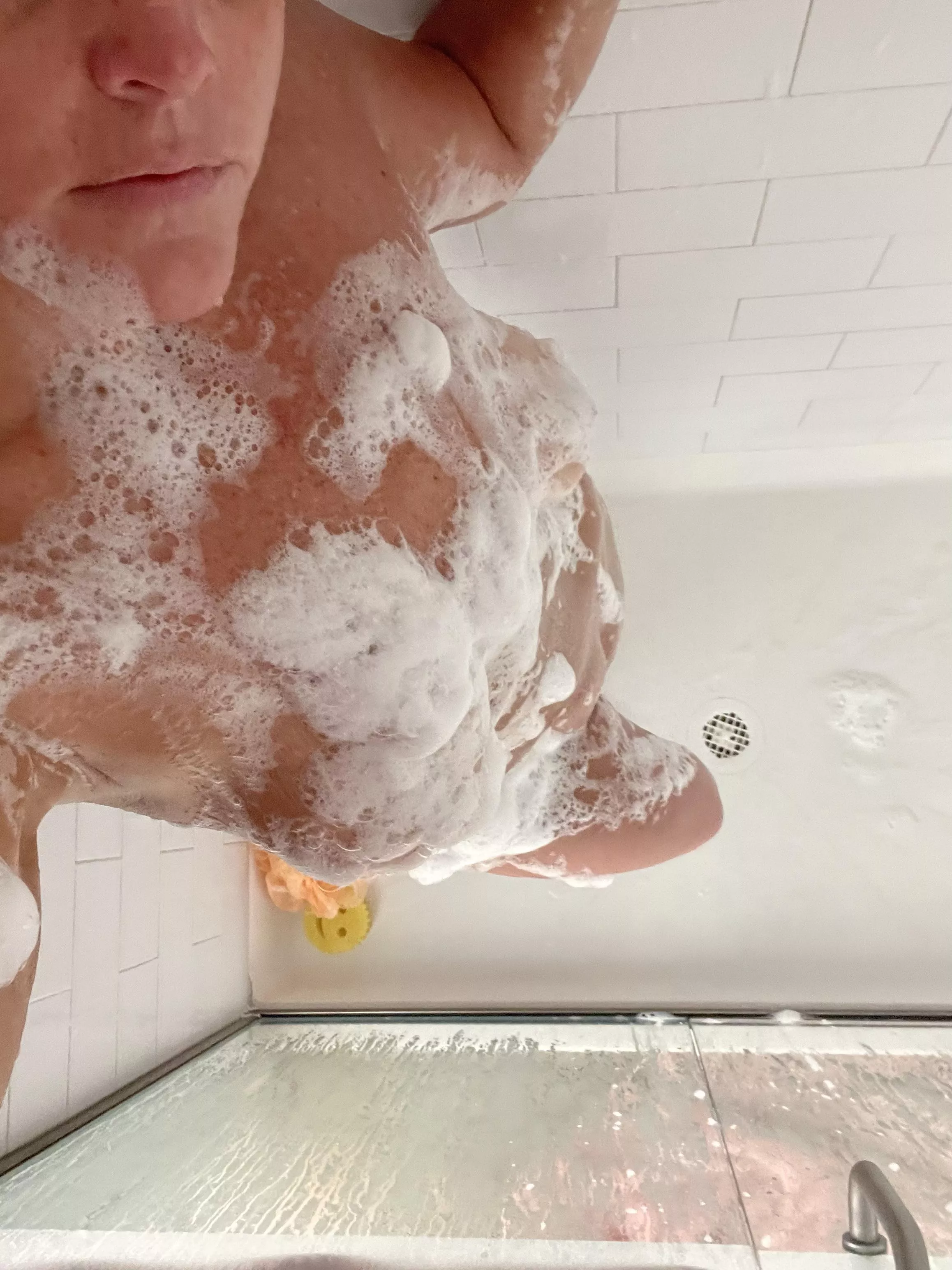 Mmm so soapy.. wanna rinse me off and see what’s underneath?