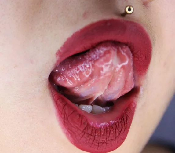 My mouth seen very closely