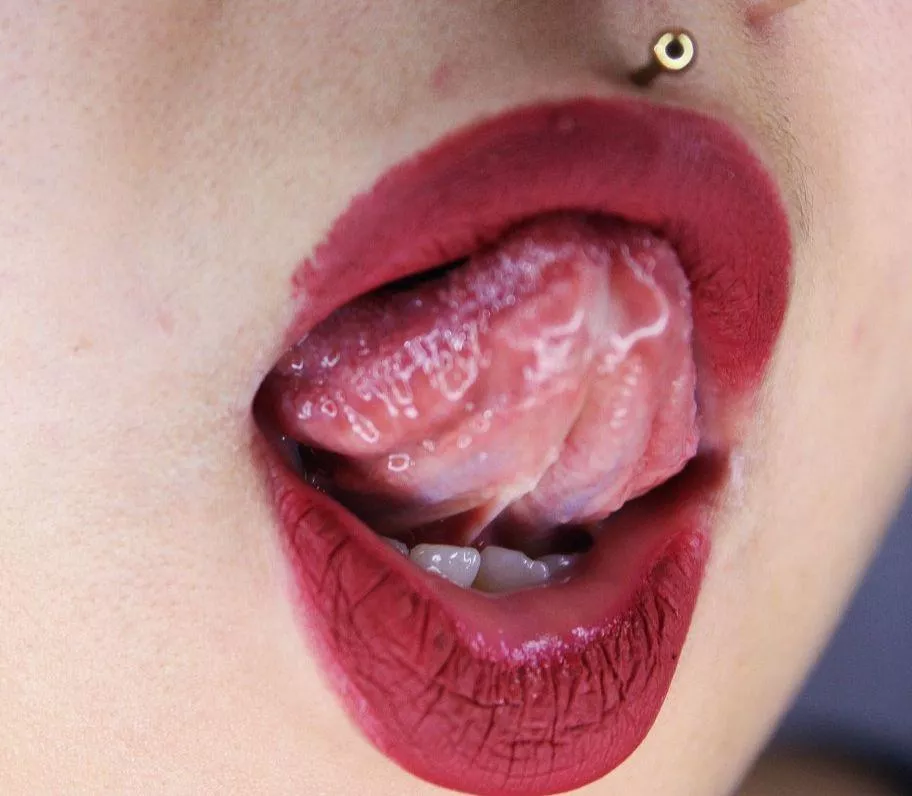 My mouth seen very closely