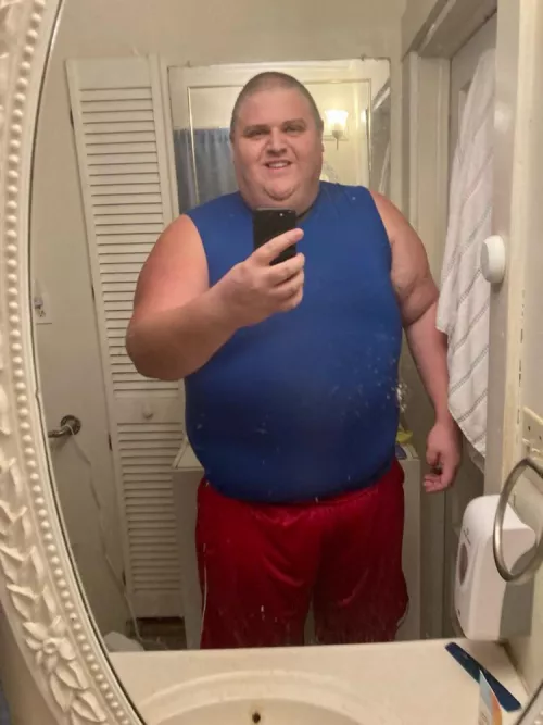 Not gone wild but have a post gym selfie.