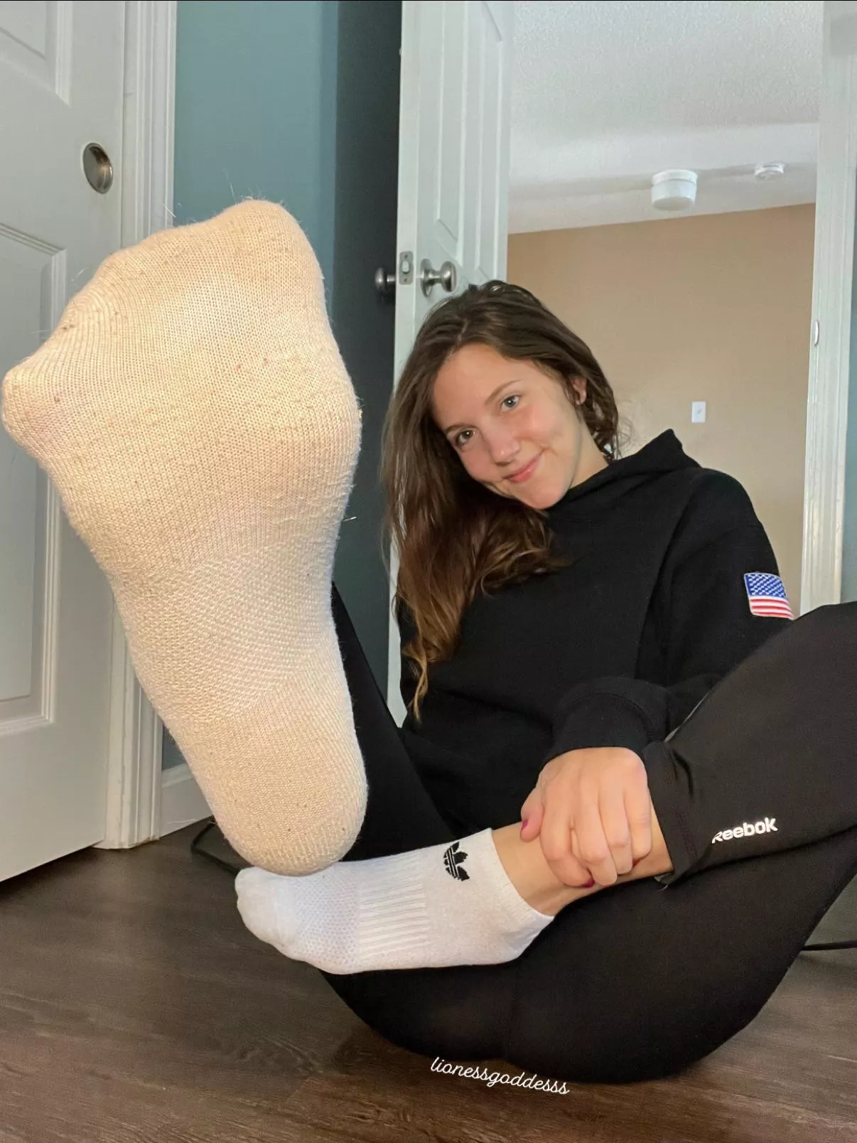 Post gym socks💦 Want a snif[f]?😜