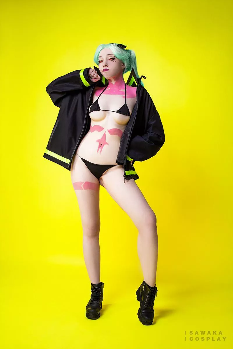 Rebecca Cyberpunk Edgerunners cosplay by Sawaka