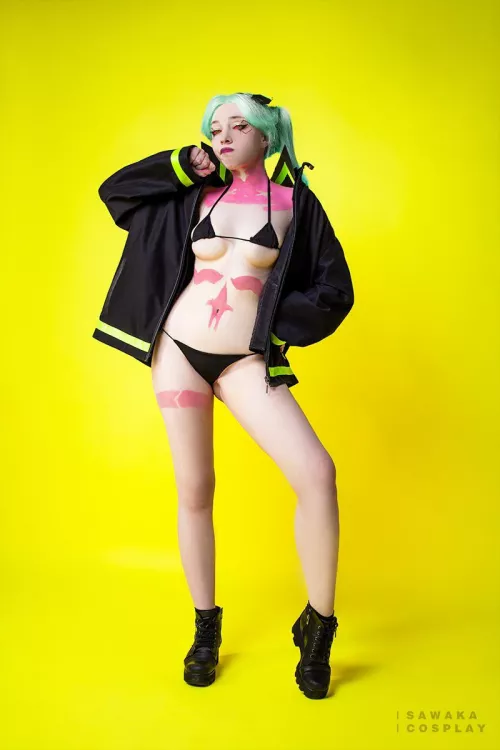 Rebecca Cyberpunk Edgerunners cosplay by Sawaka