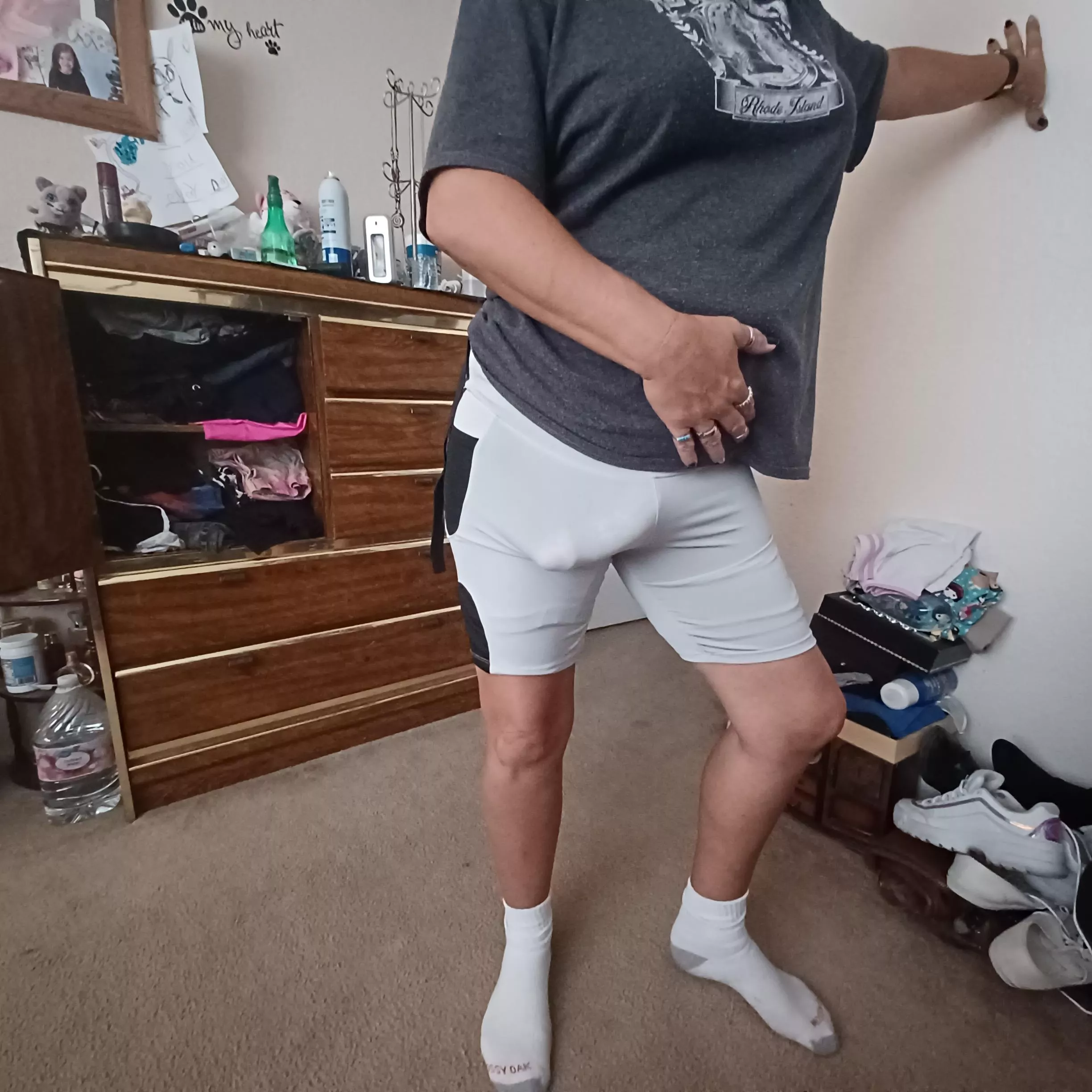 She must be happy to see me....