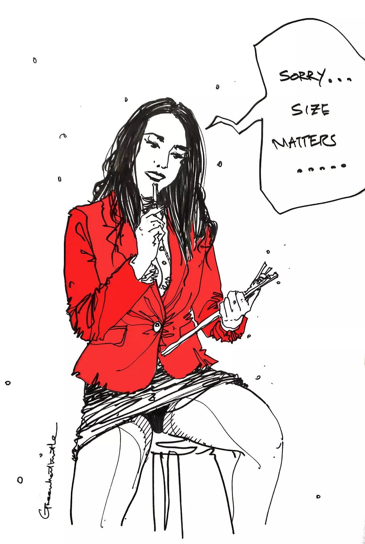 Sorry boys your small dick means sexless cuck 💔 [OC]