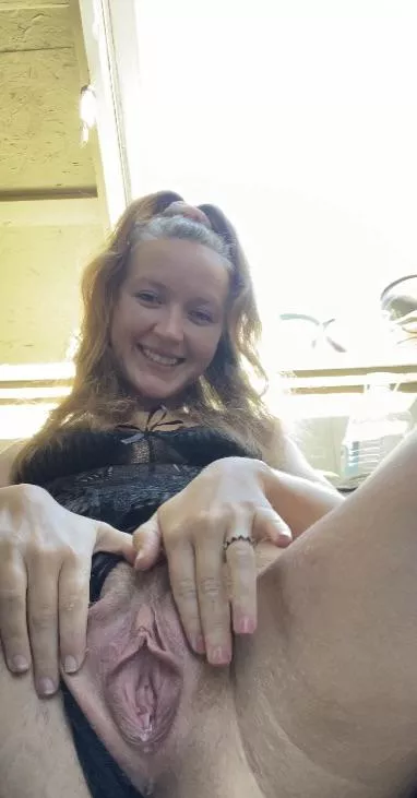 Spreading my milf pussy, would you fuck?