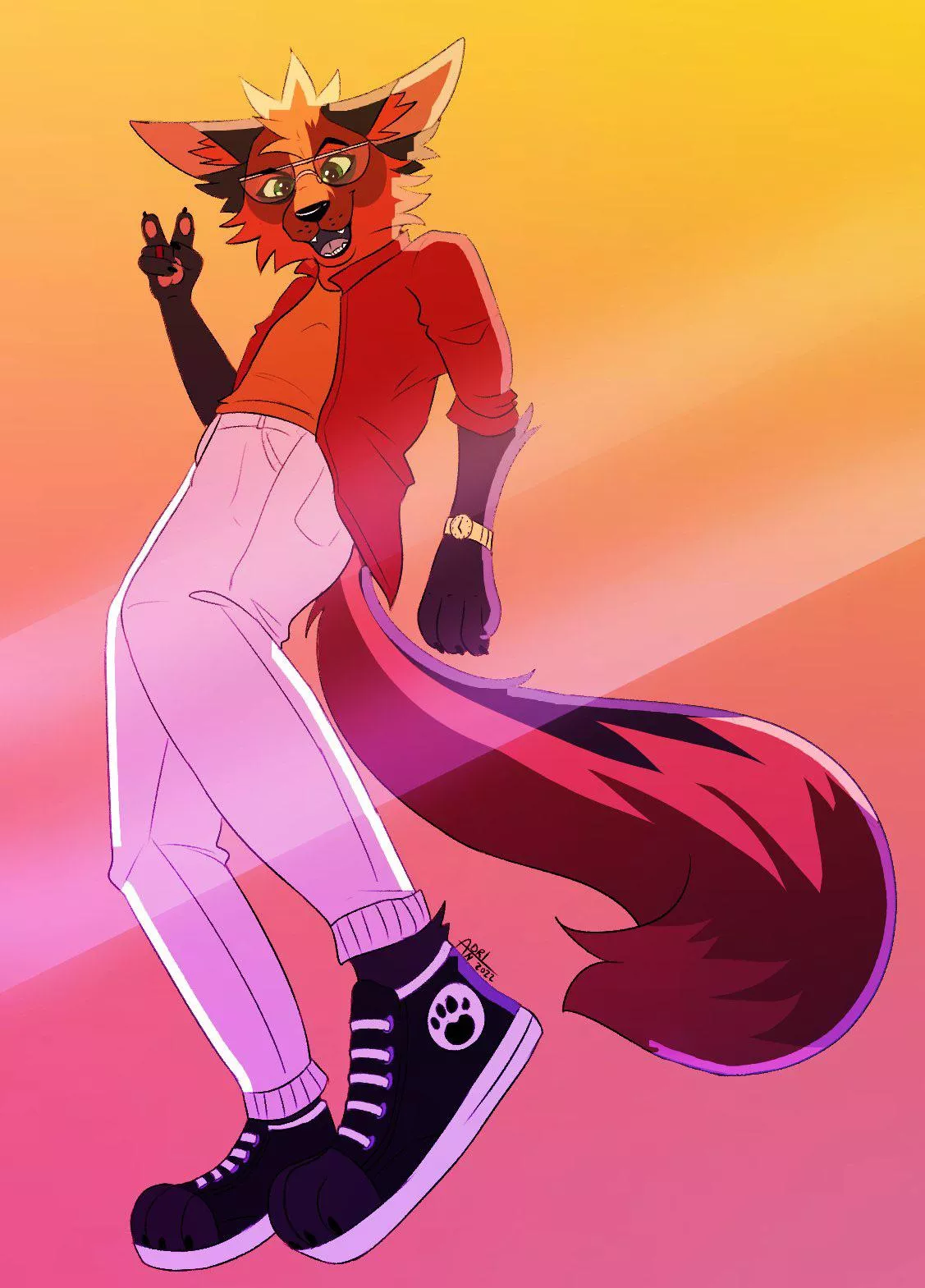 Sunset Serotonin 🌅 (art by me)