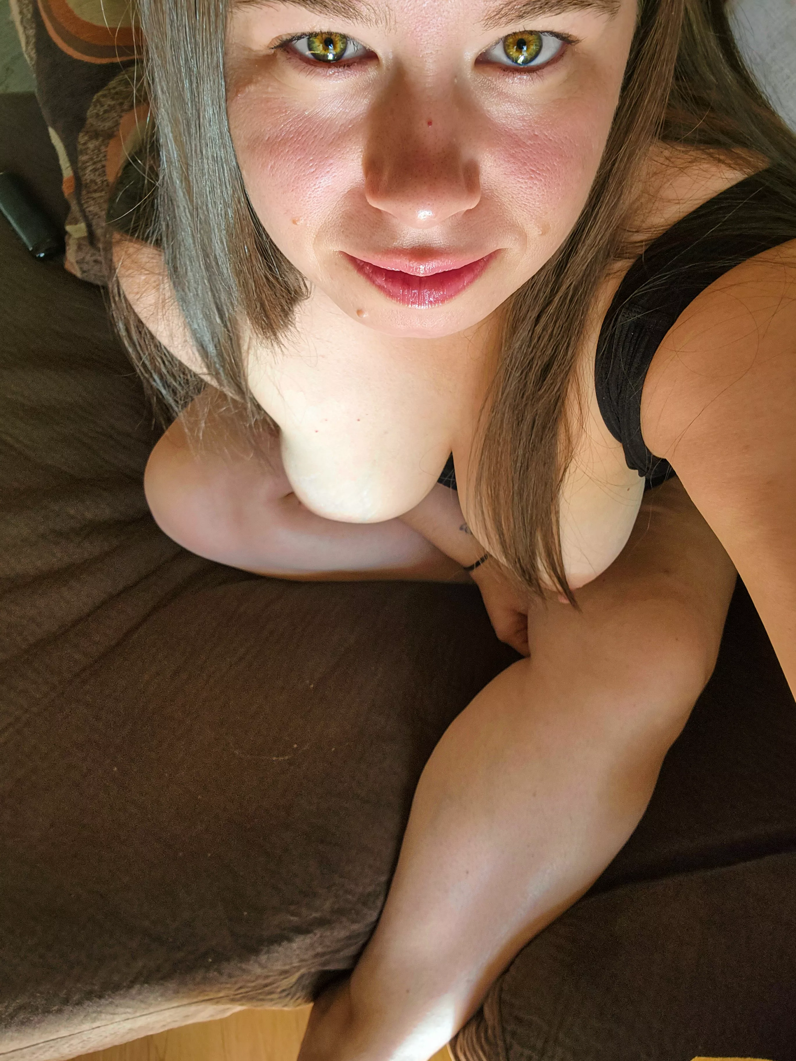 There is a spot for you right here on the couch