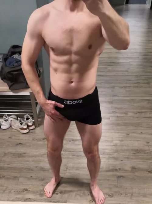 Today. With boxer shorts 🤓 Good morning (m) 31